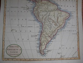 Landkarte "South America from the best Authorities"