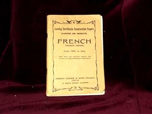 Seller image for Leaving Certificate Examination Papers. French ( Higher Grade) From 1927 to date; for sale by Wheen O' Books