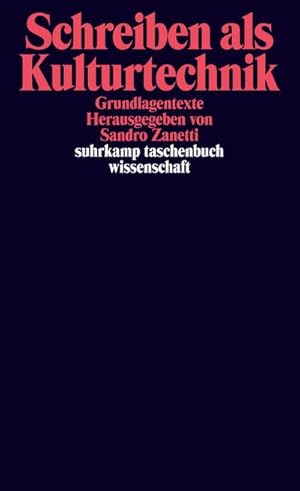 Seller image for Schreiben als Kulturtechnik for sale by Rheinberg-Buch Andreas Meier eK