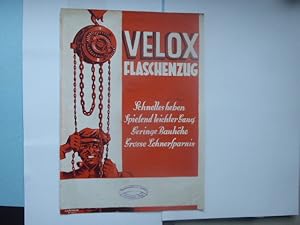 VELOX Flaschenzug. Schnelles Heben - Spielend leichter Gang - Geringe Bauhöhe - Grosse Lohnerspar...