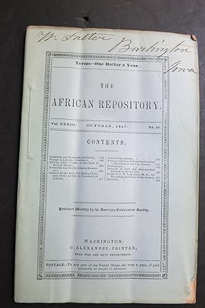 THE AFRICAN REPOSITORY