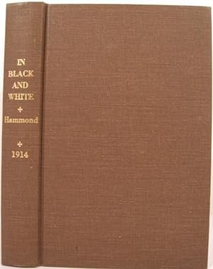 Bild des Verkufers fr IN BLACK AND WHITE, AN INTERPRETATION OF SOUTHERN LIFE zum Verkauf von First Folio    A.B.A.A.