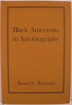 Bild des Verkufers fr BLACK AMERICANS IN AUTOBIOGRAPHY zum Verkauf von First Folio    A.B.A.A.