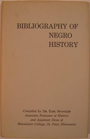 BIBLIOGRAPHY OF NEGRO HISTORY