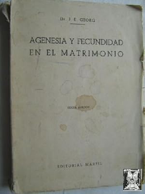 AGENESIA Y FECUNDIDAD EN EL MATRIMONIO