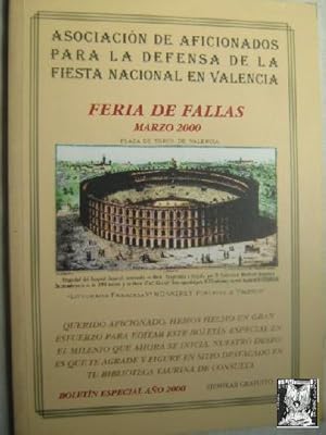 FERIA DE FALLAS. Boletín Especial. Año 2000