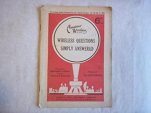 Seller image for Wireless Questions Simply Answered. for sale by Carmarthenshire Rare Books