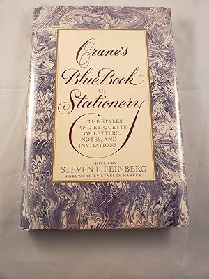 Imagen del vendedor de Crane's Blue Book of Stationery The Styles and Etiquette of Letters, Notes, and Invitiations a la venta por WellRead Books A.B.A.A.