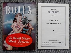 BOLEX: THE WORLD'S FINEST MOVIE CAMERAS, 1947 CATALOG. PLUS RETAIL PRICE LIST 1947. BOLEX PRODUCTS.