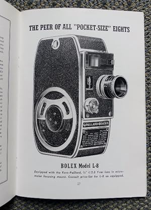 16mm attrezzature Opuscolo BOLEX PAILLARD 20 pagine anni 1970 