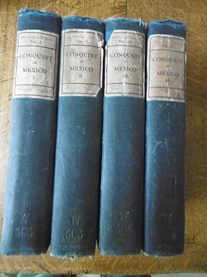 Seller image for History of the Conquest of Mexico - Montezuma Edition - 4 volumes for sale by Carvid Books