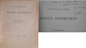 Notice sur les titres et travaux scientifiques.