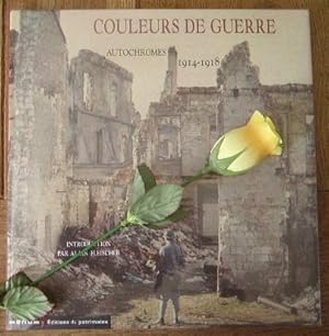 Bild des Verkufers fr Couleurs de guerre. Autochromes 1914-1918 Reims & la Marne zum Verkauf von Bonnaud Claude