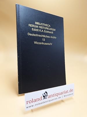 Wizzenhusana IV Die Witzenhäuser Bürgerschaft 1796 und 1809 Editio Altera