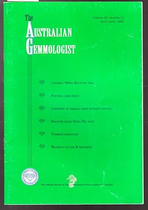 Bild des Verkufers fr The Australian Gemmologist Volume 20 Number 2 April - June 1998 zum Verkauf von Laura Books