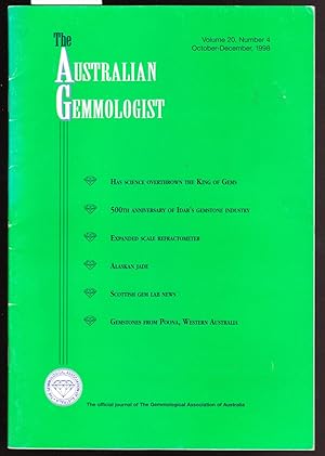 Bild des Verkufers fr The Australian Gemmologist Volume 20, No: 4 Oct-Dec 1998 zum Verkauf von Laura Books