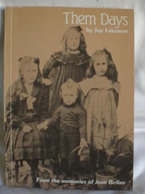 Immagine del venditore per Them Days: From the Memories of Joan Bellan venduto da MacKellar Art &  Books