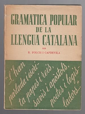 Gramatica Popular De La Llengua Catalana