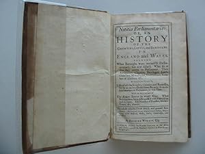 Seller image for NOTITIA PARLIAMENTARIA OR AN HISTORY OF THE COUNTIES, CITIES AND BOROUGHS IN ENGLAND AND WALES for sale by Stella & Rose's Books, PBFA