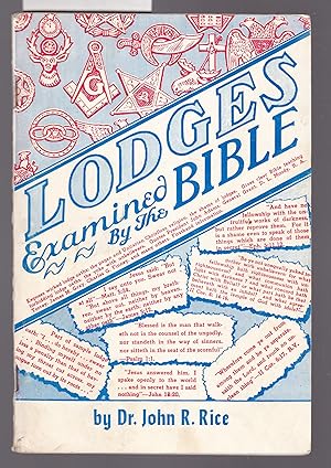 Bild des Verkufers fr Lodges Examined by the Bible zum Verkauf von Laura Books