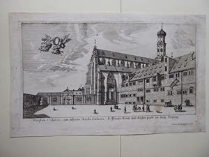 S. Ulrichs Kirch und Kloster, sambt der Kays. Freyung (St. Ulrichskirche und Kloster in Augsburg)...