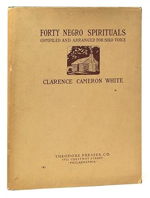 Bild des Verkufers fr Forty Negro Spirituals. Compiled and Arranged for Solo Voice with Pianoforte Accompaniment zum Verkauf von James Cummins Bookseller, ABAA