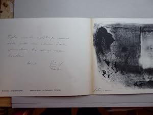 Santomaso Originallithografie (ohne Titel) Galerie am Erker * Vom Künstler signiert Ex. 21/100.