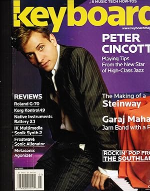 Keyboard Magazine: May 2005 Peter Cincotti, Cover