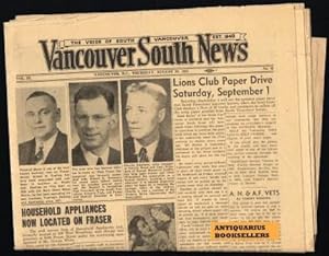 Vancouver South News; August 30, 1951