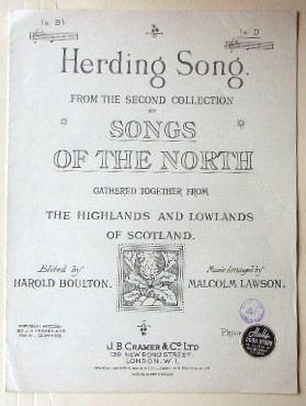 Image du vendeur pour Herding Song. mis en vente par Lost and Found Books