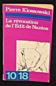 Bild des Verkufers fr La rvocation de l'Edit de Nantes zum Verkauf von Abraxas-libris