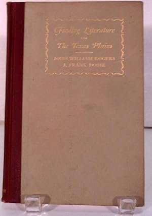 Seller image for Finding Literature On The Texas Plains; With a Representative Bibiography of Books on the Southwest by J. Frank Dobie for sale by Royoung Bookseller, Inc. ABAA