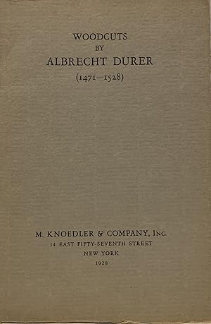 Catalogue Of An Exhibition Of Woodcuts by Albrecht Durer