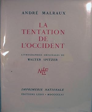 Seller image for La Tentation De L'Occident for sale by Royoung Bookseller, Inc. ABAA