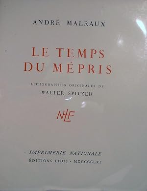 Seller image for Le Temps Du Mepris for sale by Royoung Bookseller, Inc. ABAA