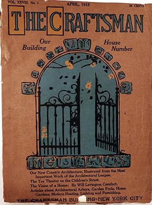 Image du vendeur pour The Craftsman: Vol. 28, No.1 -- April, 1915 mis en vente par Royoung Bookseller, Inc. ABAA