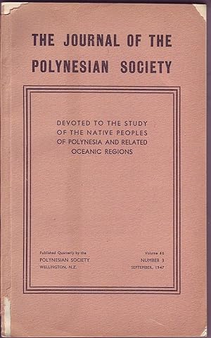 The Journal of the Polynesian Society, Volume 56, no. 3, September 1947