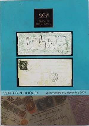 VENTES PUBLIQUES 11 - 25 novembre et 3 décembre 2005.: