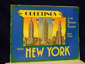 Immagine del venditore per Greetings from New York: a visit to Manhattan in postcards venduto da Gil's Book Loft