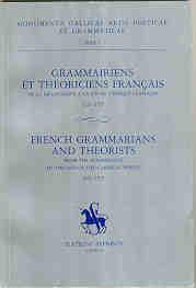 French Grammarians and Theorists