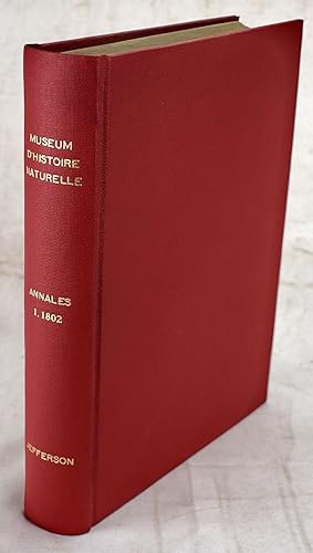 Annales Du Museum National D'histoire Naturelle: Tome Premier (Includes: Description D'une Oreill...