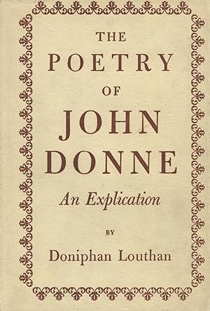 Immagine del venditore per The Poetry Of John Donne: An Explication venduto da Kenneth A. Himber