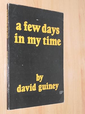 Seller image for A Few Days in My Time for sale by Dublin Bookbrowsers