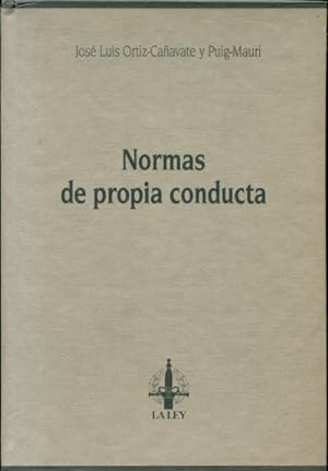 NORMAS DE PROPIA CONDUCTA.