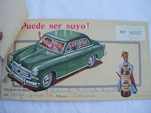 Antigua Publicidad - Old Advertising : BRANDY SOBERANO - SEAT