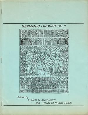 Seller image for German linguistics II. Papers from the second Symposium on Germanic Linguistics, University of Illinois at Urbana-Champaign, 3-4 October 1986 for sale by Rulon-Miller Books (ABAA / ILAB)