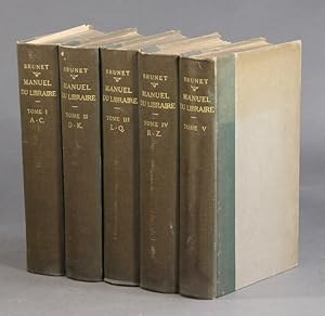 Manuel du libraire et de l'amateur de livres, contenant 1e un nouveau dictionnaire blbiographique...