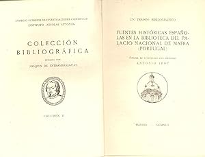Imagen del vendedor de FUENTES HISTORICAS ESPAOLAS EN LA BIBLIOTECA DEL PALACIO NACIONAL DE MAFRA (PORTUGAL) a la venta por Libreria 7 Soles