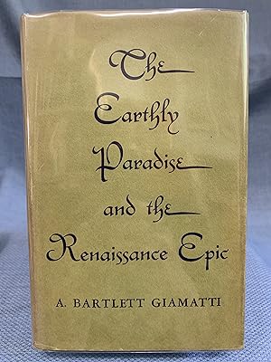 Seller image for The Earthly Paradise and the Renaissance Epic for sale by Bryn Mawr Bookstore