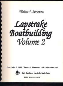 Lapstrake Boatbuilding Volume 2
